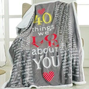 Piwaka 40 Birthday Milestone Fleece Blanket